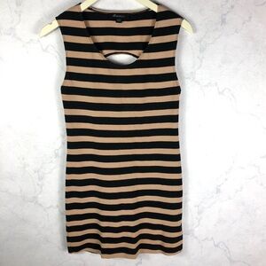 [F21] Sleeveless Striped Dress